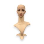 Realistic Female Mannequin Head with Shoulders