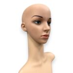 Realistic Female Mannequin Head with Shoulders