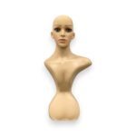 Realistic Female Mannequin Head with Shoulders