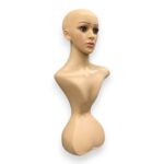 Realistic Female Mannequin Head with Shoulders