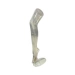 Transparent Mannequin leg fir showcasing tights and legwear