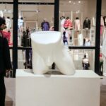 Hight Waist White Mannequin for Underwear Display