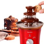 70W 3 Tiers electric Stainless Steel Chocolate Fountain - Image 4