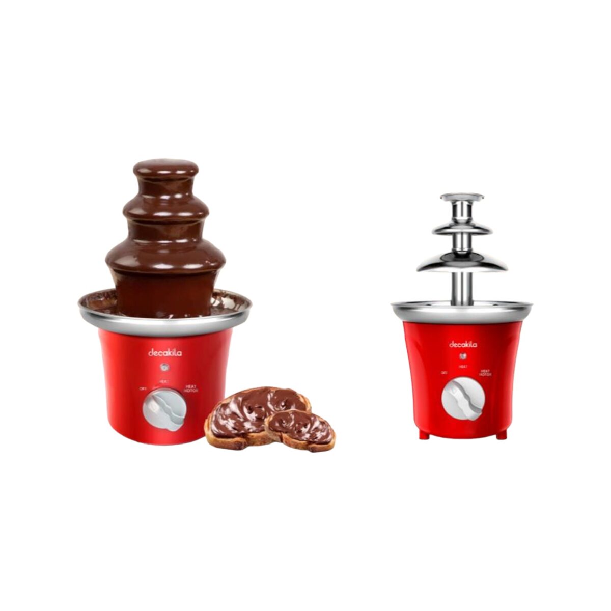 70W 3 Tiers electric Stainless Steel Chocolate Fountain - Image 3