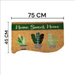 Coco mat Wave with PVC backing 75x45 cm