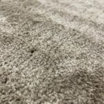 Microfiber bathroom rug with non-slip rubber heel 75 cm Beige  - Image 4
