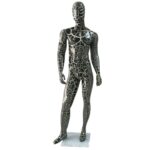 cracking Black Gold mannequins Full-Body
