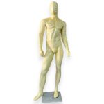 cracking Beige Gold mannequins Full-Body