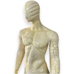 cracking Beige Gold mannequins Full-Body - Image 3